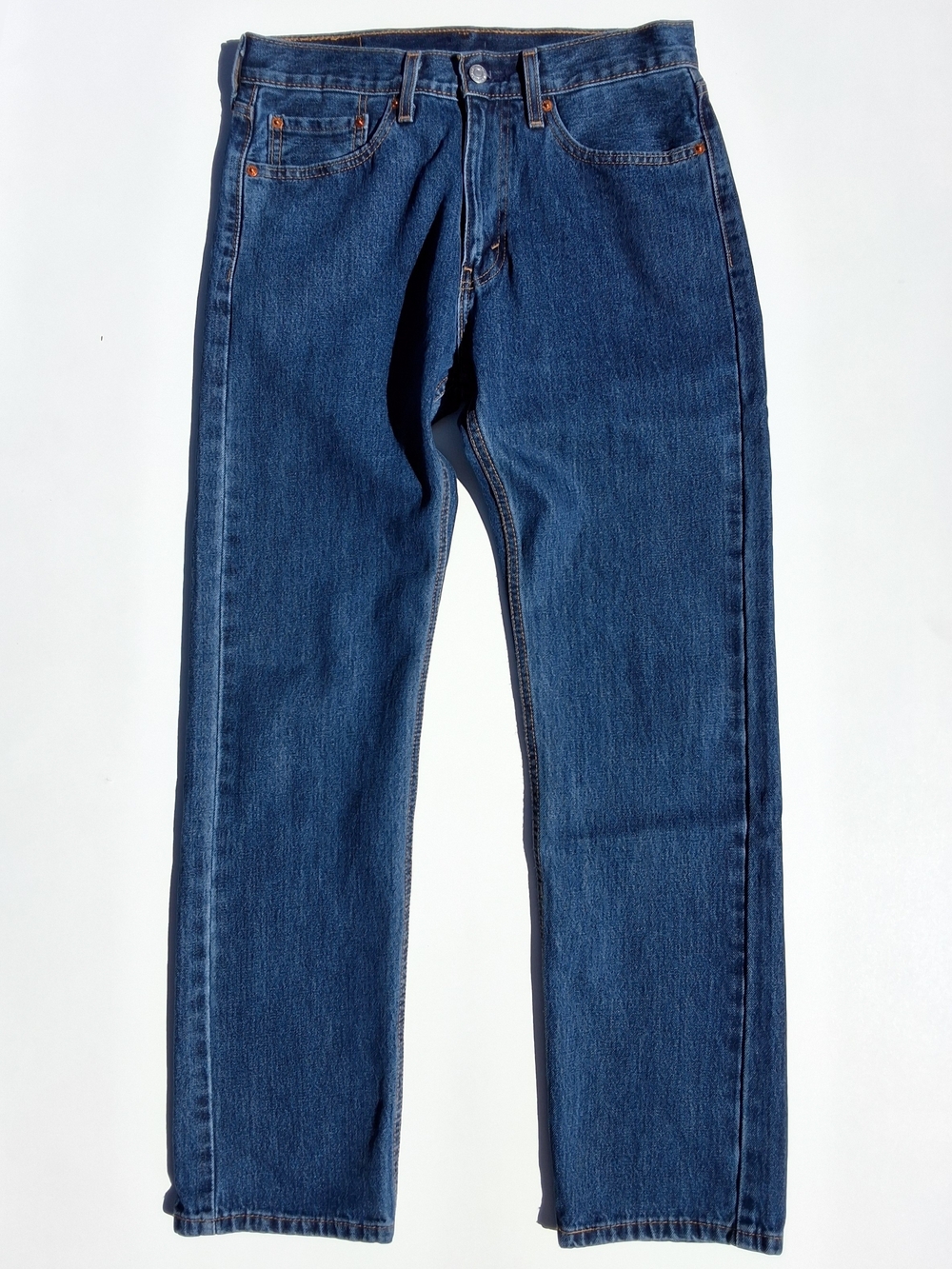 (32x32) Levi's 505 Regular Men's Jeans - Dark Denim Blue